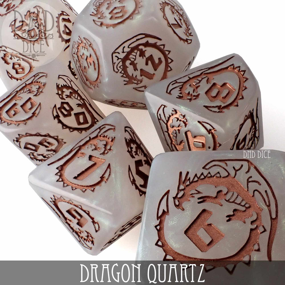Dragon Quartz Dice Set (Online Order Only)