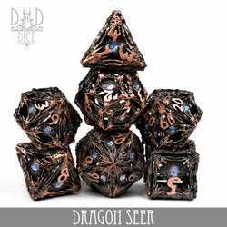 Dragon Seer Metal Dice Set (Gift Box) (Online Order Only)