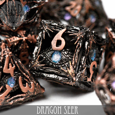 Dragon Seer Metal Dice Set (Gift Box) (Online Order Only)