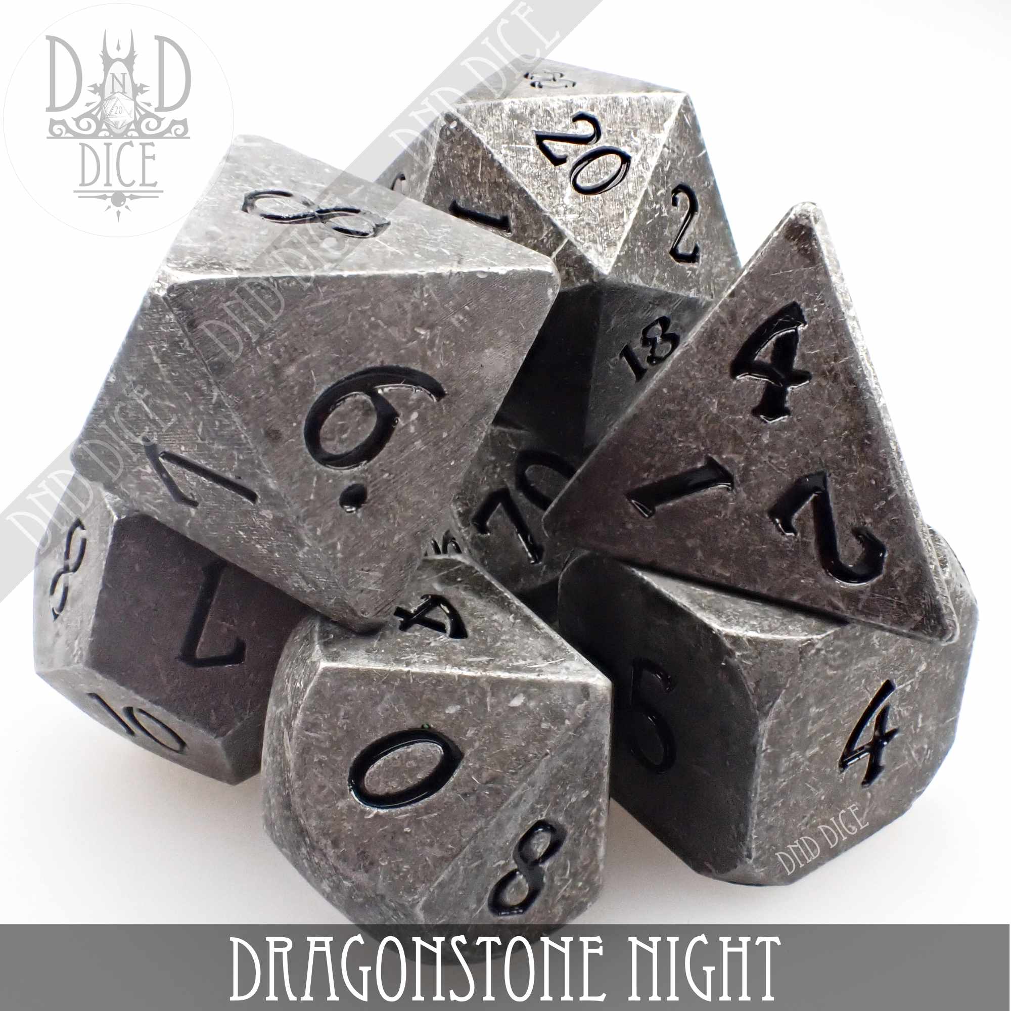 Dragonstone Night Dice Set (Online Order Only)