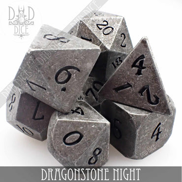 Dragonstone Night Dice Set (Online Order Only)