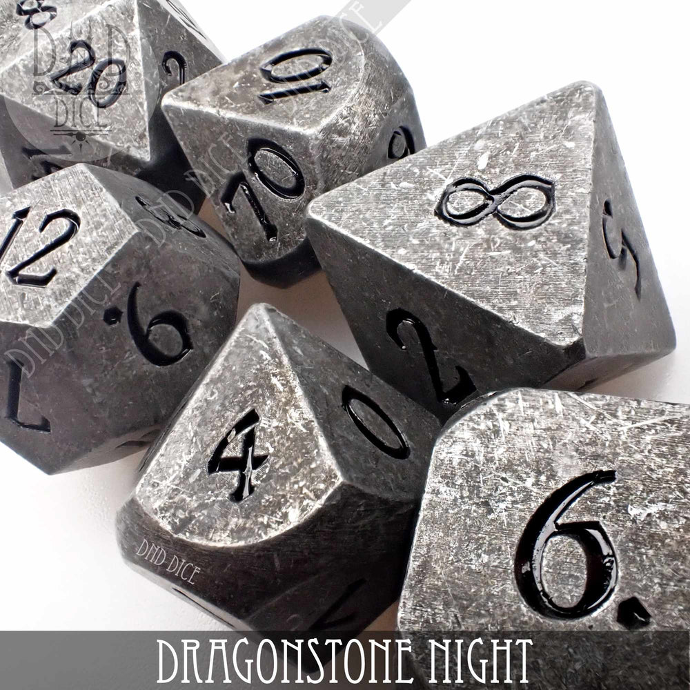 Dragonstone Night Dice Set (Online Order Only)