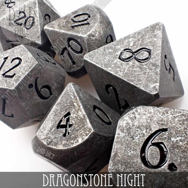 Dragonstone Night Dice Set (Online Order Only)