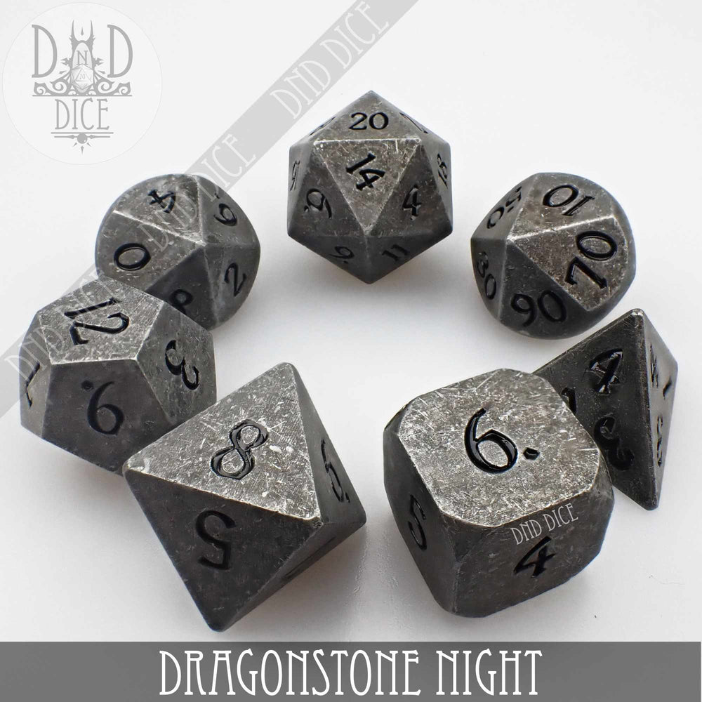 Dragonstone Night Dice Set (Online Order Only)