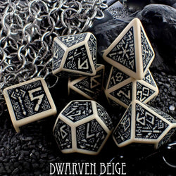 Dwarven Beige Dice Set (Online Order Only)