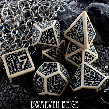 Dwarven Beige Dice Set (Online Order Only)