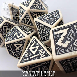 Dwarven Beige Dice Set (Online Order Only)