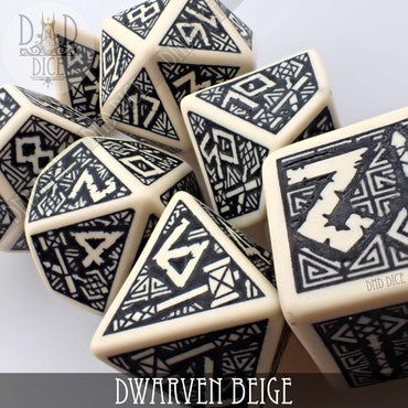 Dwarven Beige Dice Set (Online Order Only)