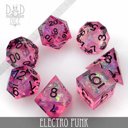 Electro Punk Handmade Dice Set (Online Order Only)