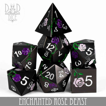 Enchanted Rose: Beast - Metal Dice Set (Online Order Only)