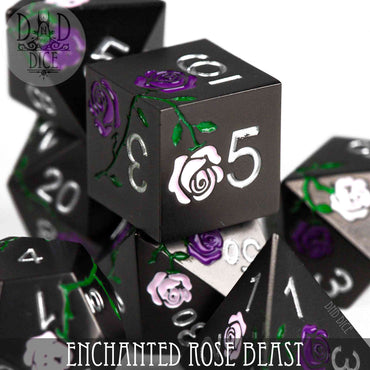 Enchanted Rose: Beast - Metal Dice Set (Online Order Only)