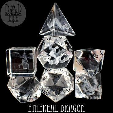 Ethereal Dragon Glass Dice Set (Gift Box) (Online Order Only)