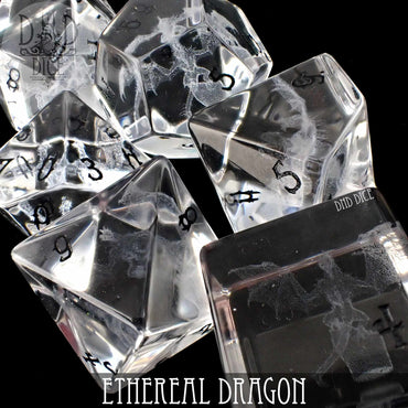 Ethereal Dragon Glass Dice Set (Gift Box) (Online Order Only)