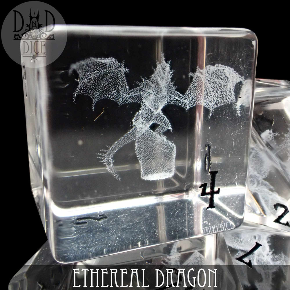 Ethereal Dragon Glass Dice Set (Gift Box) (Online Order Only)