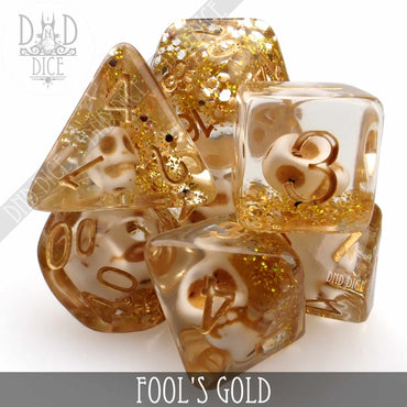 Fool's Gold Dice Set (Online Order Only)