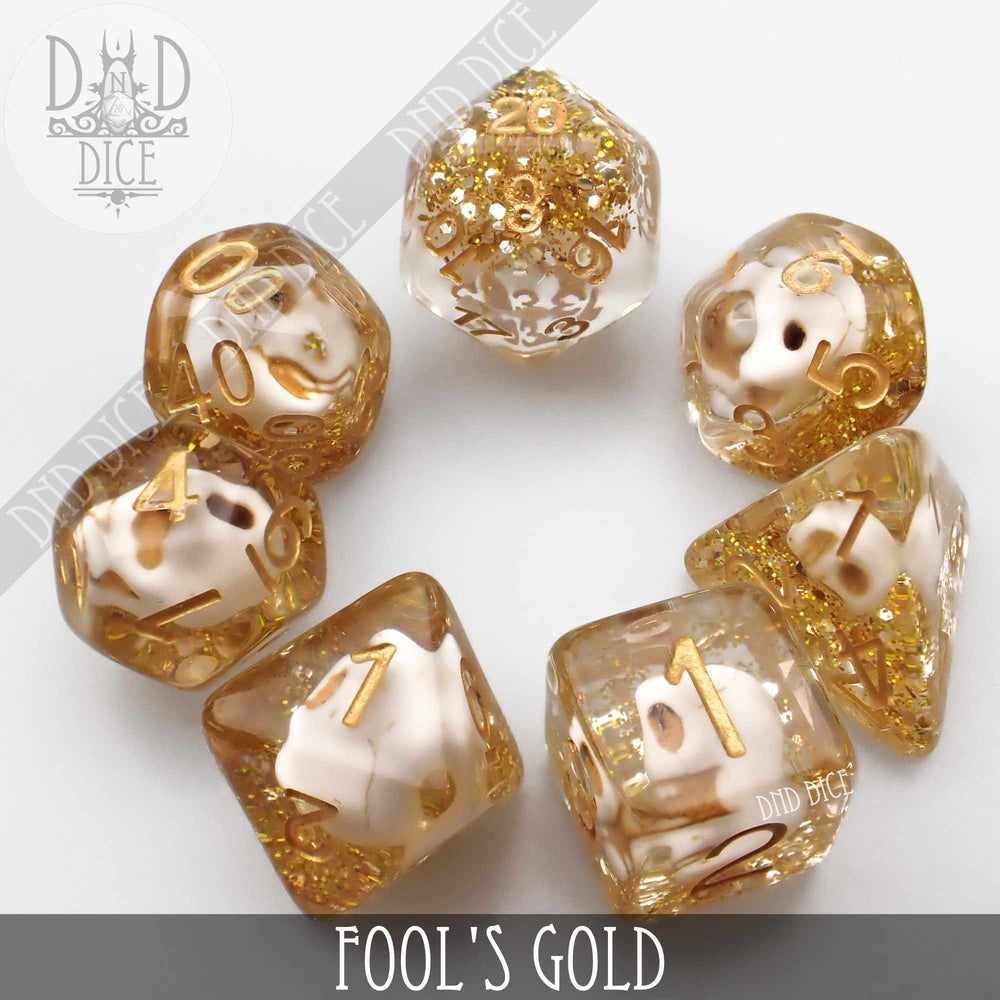 Fool's Gold Dice Set (Online Order Only)