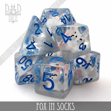 Fox in Socks Dice Set (Online Order Only)