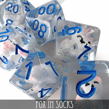 Fox in Socks Dice Set (Online Order Only)