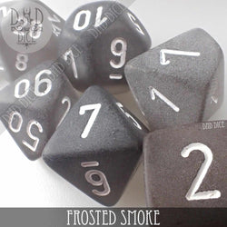 Frosted Smoke Dice Set (Online Order Only)
