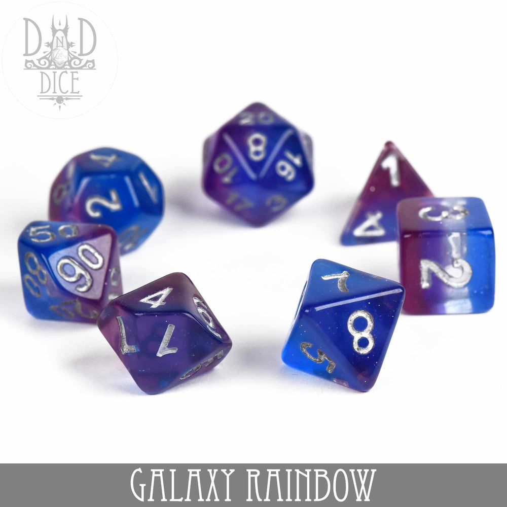 Galaxy Rainbow Dice Set (Online Order Only)