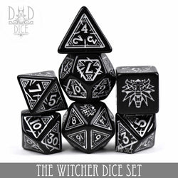 The Witcher Dice Set and Coin - Geralt (Online Order Only)