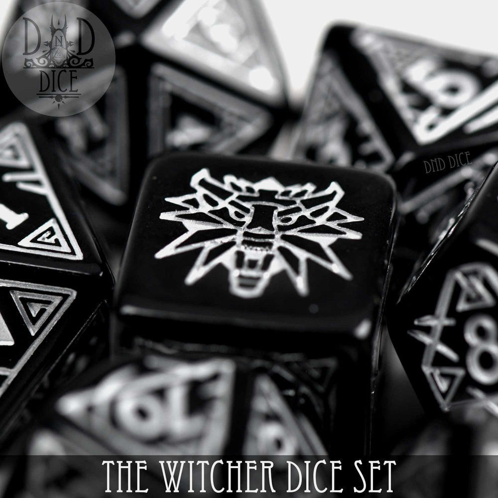 The Witcher Dice Set and Coin - Geralt (Online Order Only)
