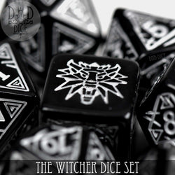 The Witcher Dice Set and Coin - Geralt (Online Order Only)