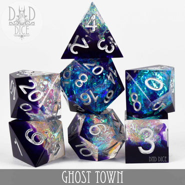 Ghost Town Handmade Dice Set (Online Order Only)