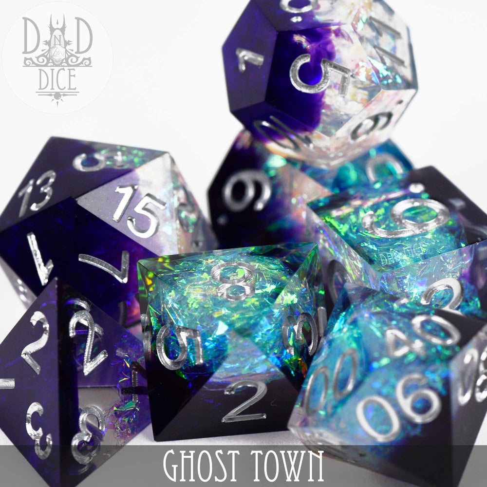 Ghost Town Handmade Dice Set (Online Order Only)