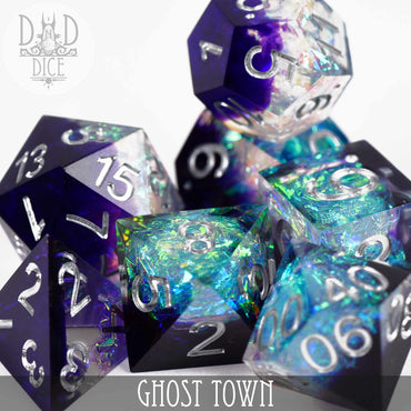 Ghost Town Handmade Dice Set (Online Order Only)