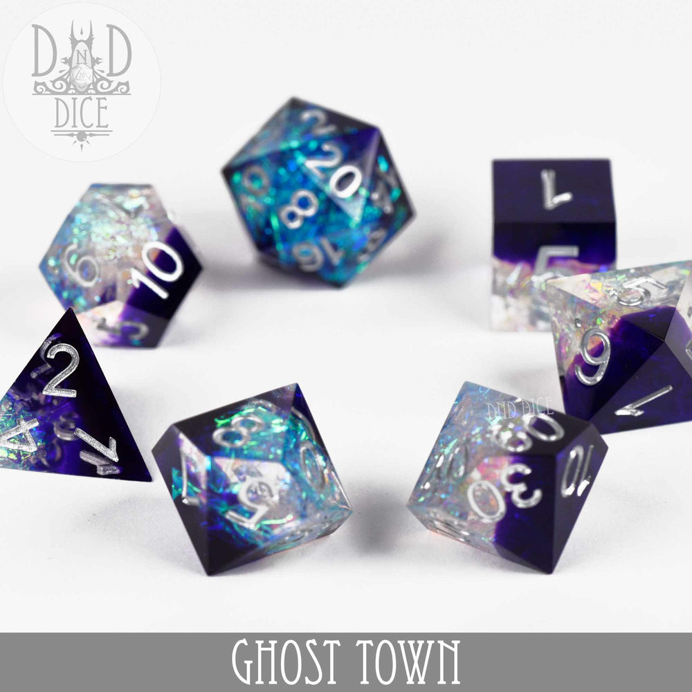Ghost Town Handmade Dice Set (Online Order Only)