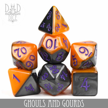 Ghouls and Gourds Dice Set (Online Order Only)