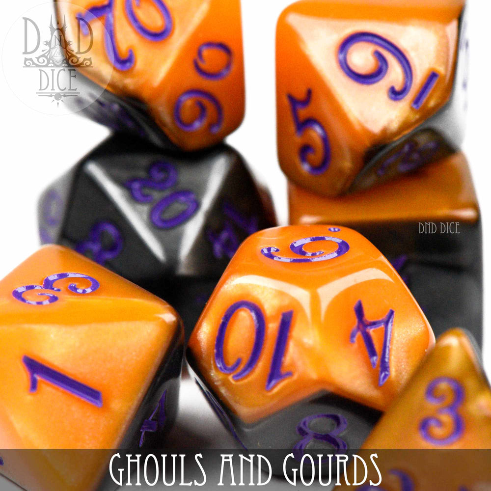 Ghouls and Gourds Dice Set (Online Order Only)