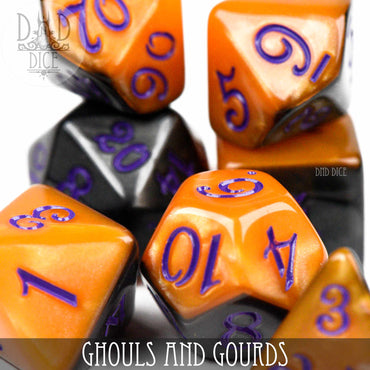 Ghouls and Gourds Dice Set (Online Order Only)