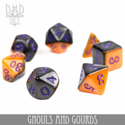Ghouls and Gourds Dice Set (Online Order Only)