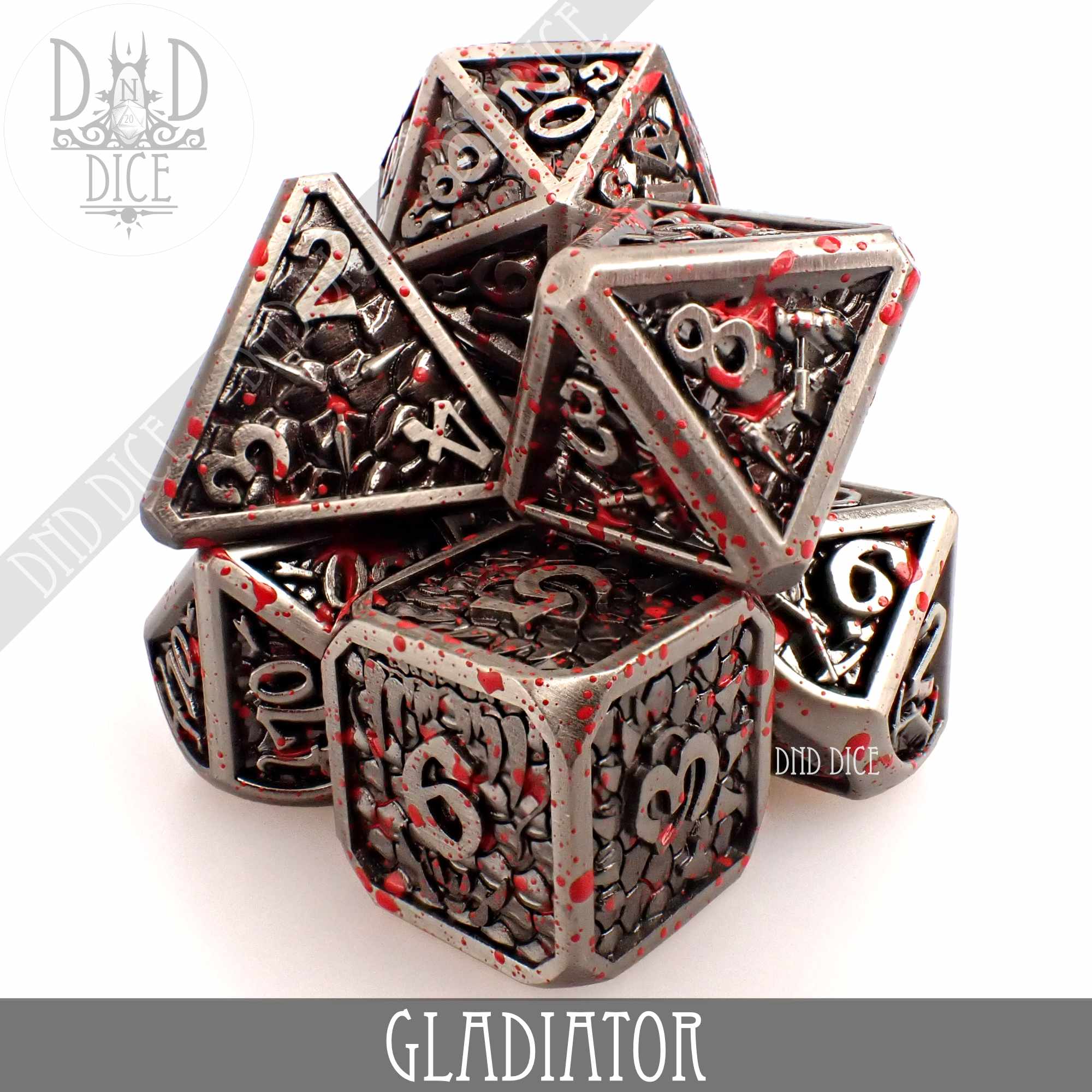 Gladiator Metal Dice Set (Online Order Only)