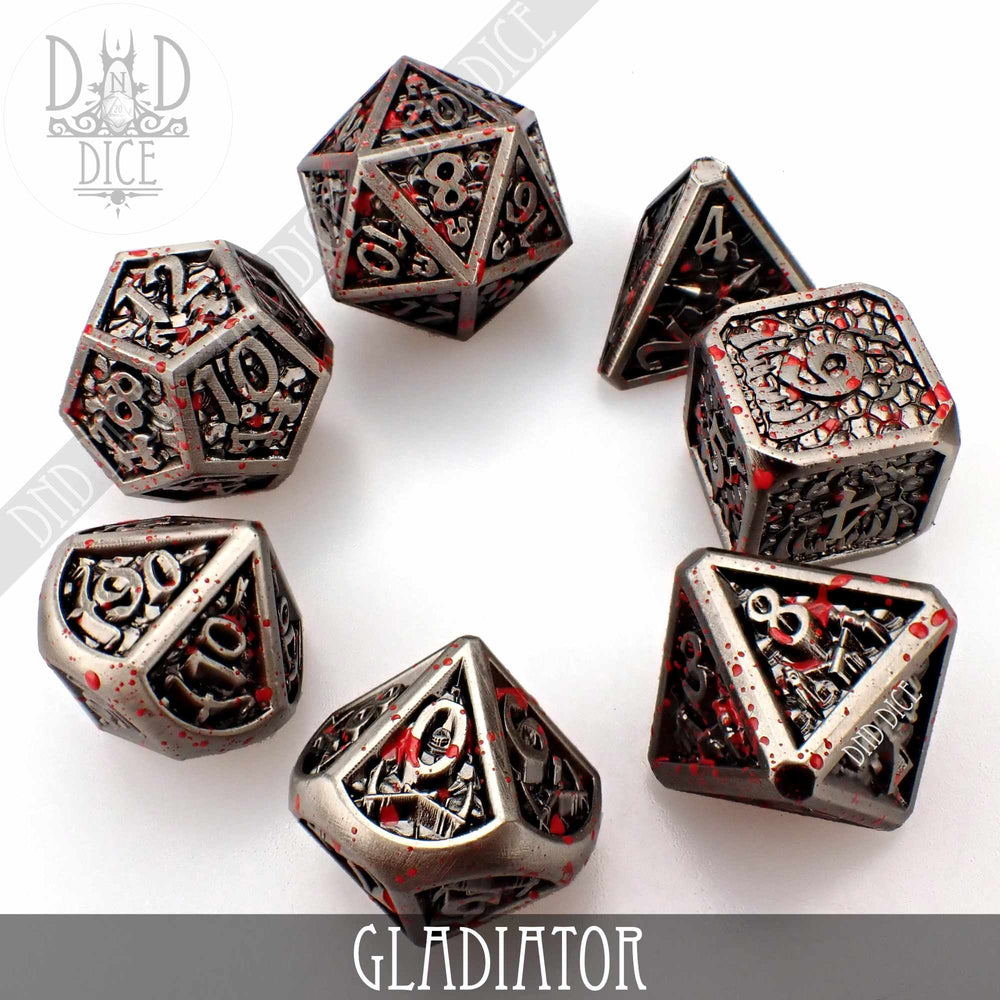 Gladiator Metal Dice Set (Online Order Only)
