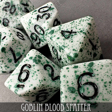 Goblin Blood Spatter Dice Set (Online Order Only)