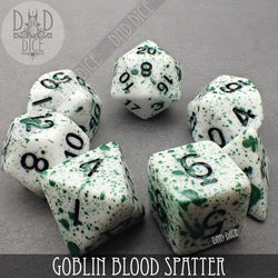 Goblin Blood Spatter Dice Set (Online Order Only)
