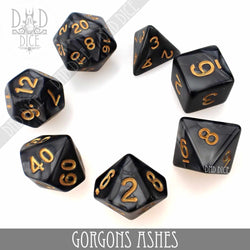 Gorgons Ashes 7 or 11 Dice Set (Online Order Only)