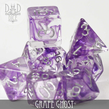 Grape Ghost Dice Set (Online Order Only)
