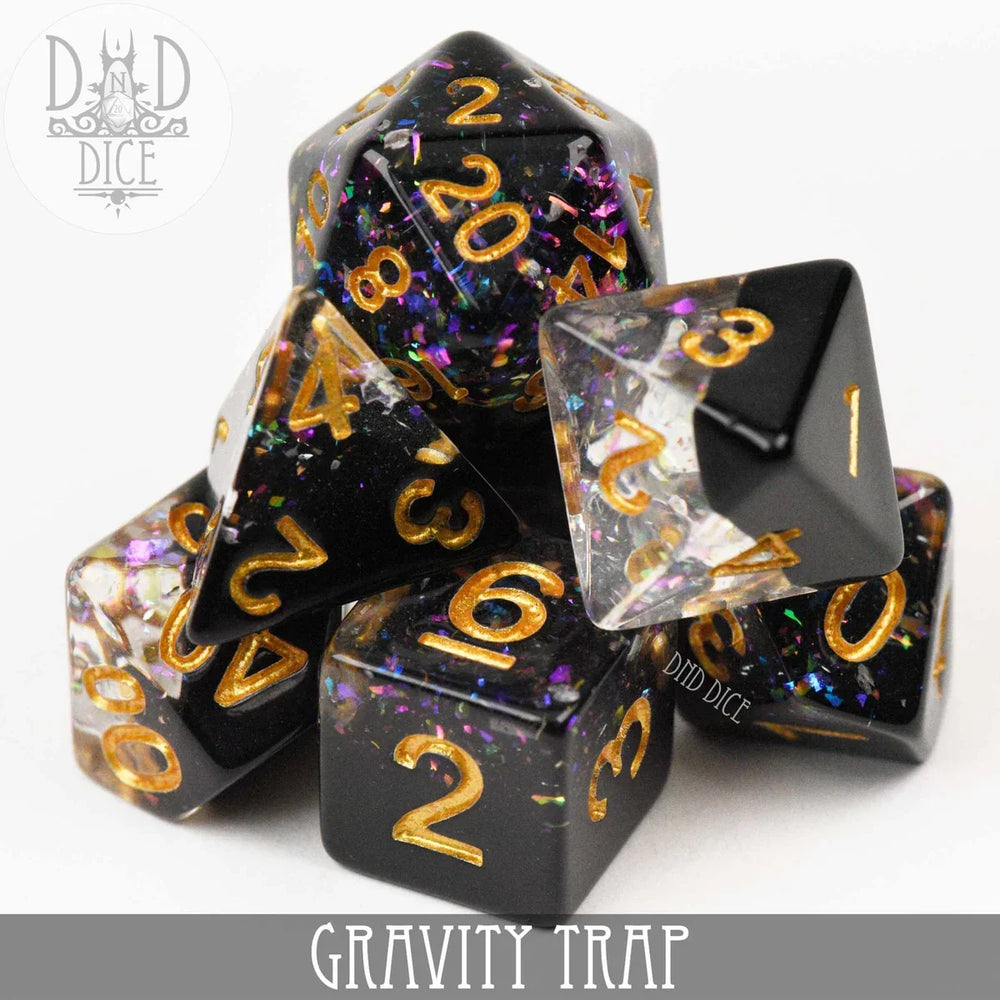 Gravity Trap - 7 Dice Set (ONLINE ORDER ONLY)