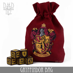 Harry Potter - Gryffindor Dice Bag & 5D6 (Online Order Only)