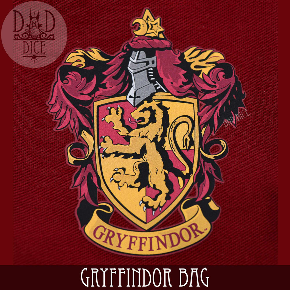 Harry Potter - Gryffindor Dice Bag & 5D6 (Online Order Only)