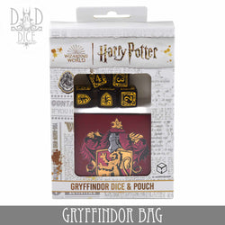 Harry Potter - Gryffindor Dice Bag & 5D6 (Online Order Only)