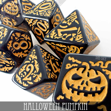 Halloween Pumpkin Dice Set (Online Order Only)