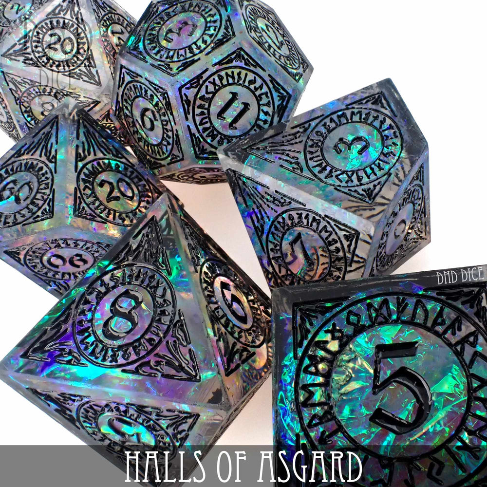 Halls of Asgard Handmade Dice Set (Online Order Only)
