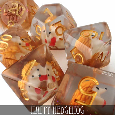 Happy Hedgehog Dice Set (Online Order Only)