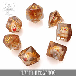 Happy Hedgehog Dice Set (Online Order Only)