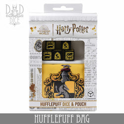 Harry Potter - Hufflepuff Dice Bag & 5D6 (Online Order Only)
